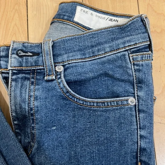 Rag and Bone Step Hem Jeans Sz 24 - Picture 3 of 16